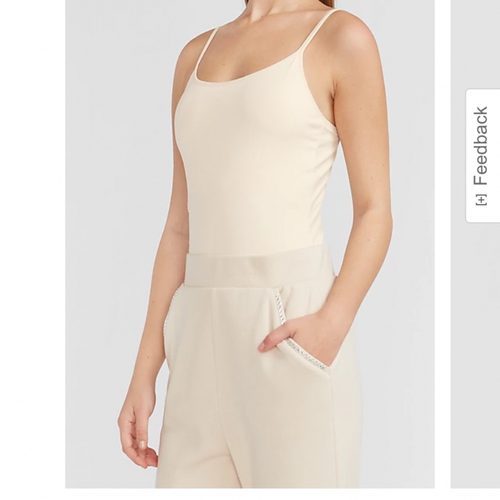 Express Best Loved Bra Cami Cream Off-white Swan New With Tags NWT